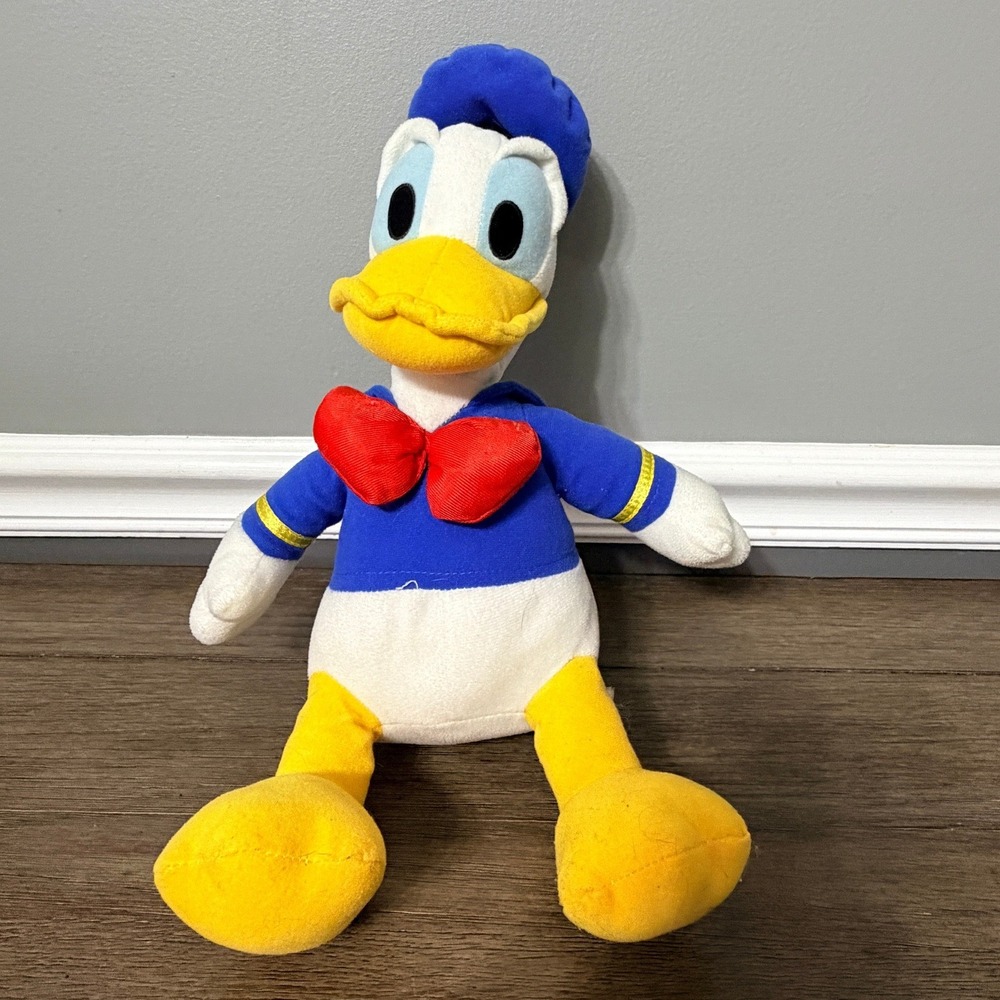 Disney Donald Duck Plush Stuffed Animal Sailor Suit 11 Inch Mickey Mouse Friends